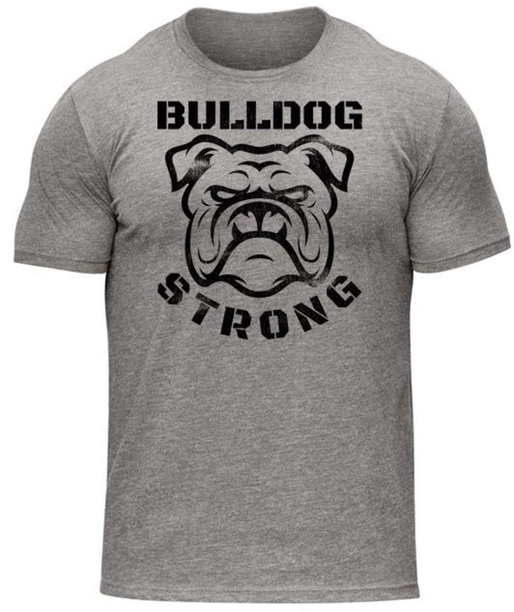 BULLDOG STRONG BODYBUILDING TSHIRT